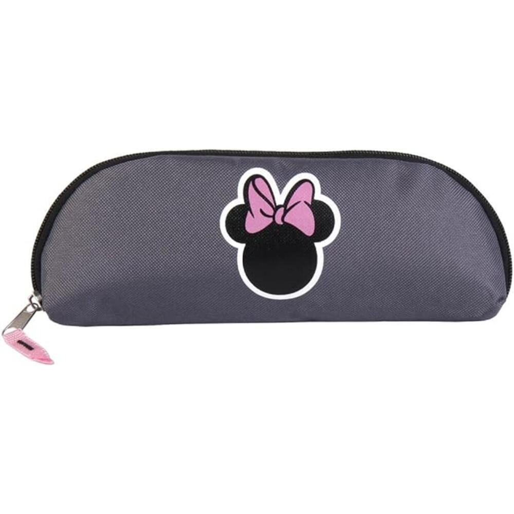 Estuche Portatodo Escolar Minnie Mouse Gris 2/3