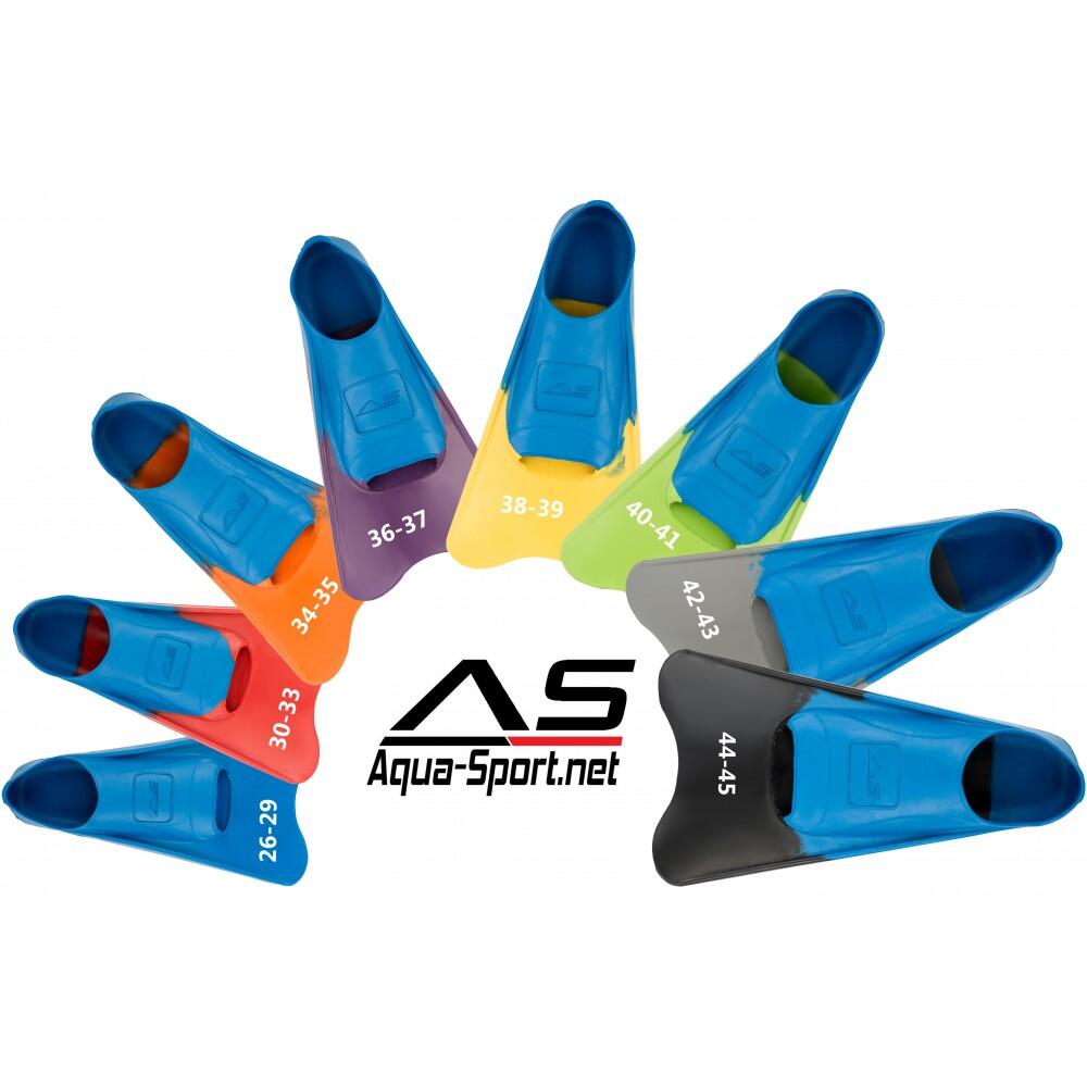 Płetwy treningowe do pływania krótkie pióro Aqua-Sport Blade 4/4