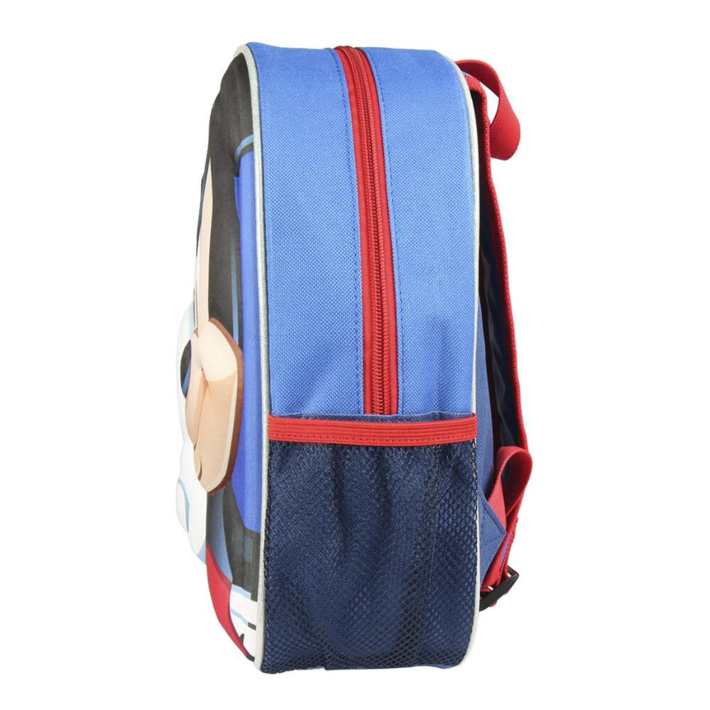 Mochila Guardería 3D Mickey Mouse Azul 3/3