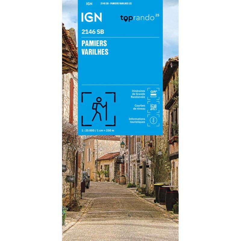 Ign - 2146sb Pamiers-varilhes - Carte - Taille Unique - Decathlon
