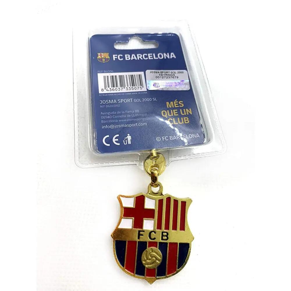 FC Barcelona brelok herb oryginalny na licencji złoty 2/5