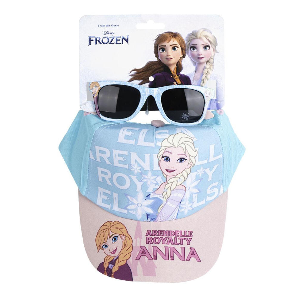 Set Gorra y Gafas Frozen Elsa y Anna Azul Niña 2/3