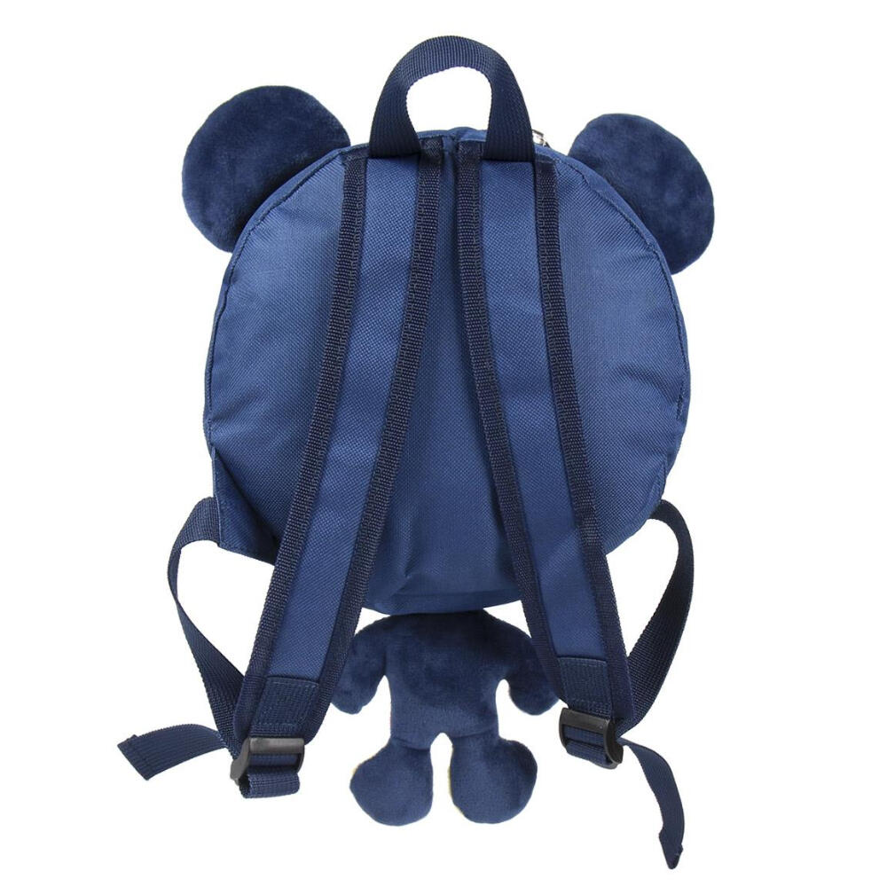 Mochila Guardería De Peluche Mickey Mouse 3/3