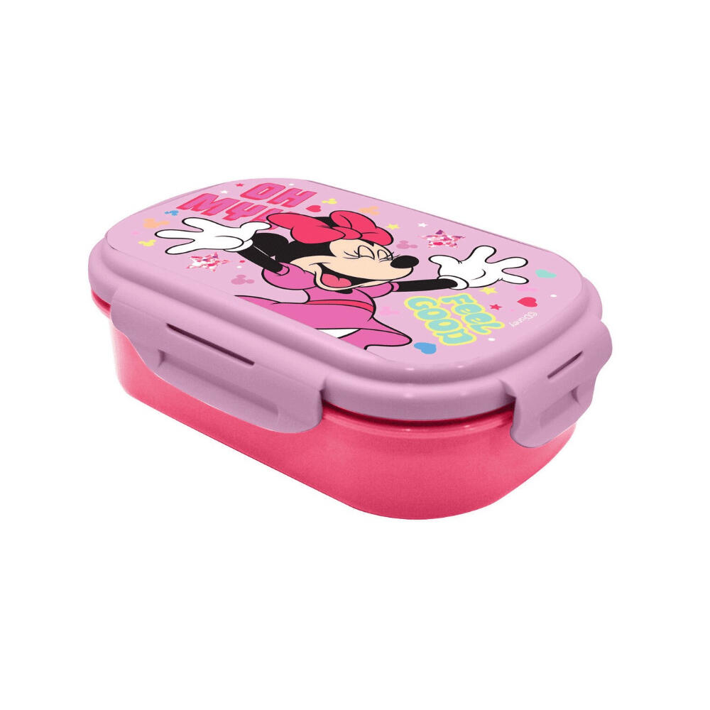Sandwichera Compartimentos con Tenedor Minnie Mouse Feel Good 3/3
