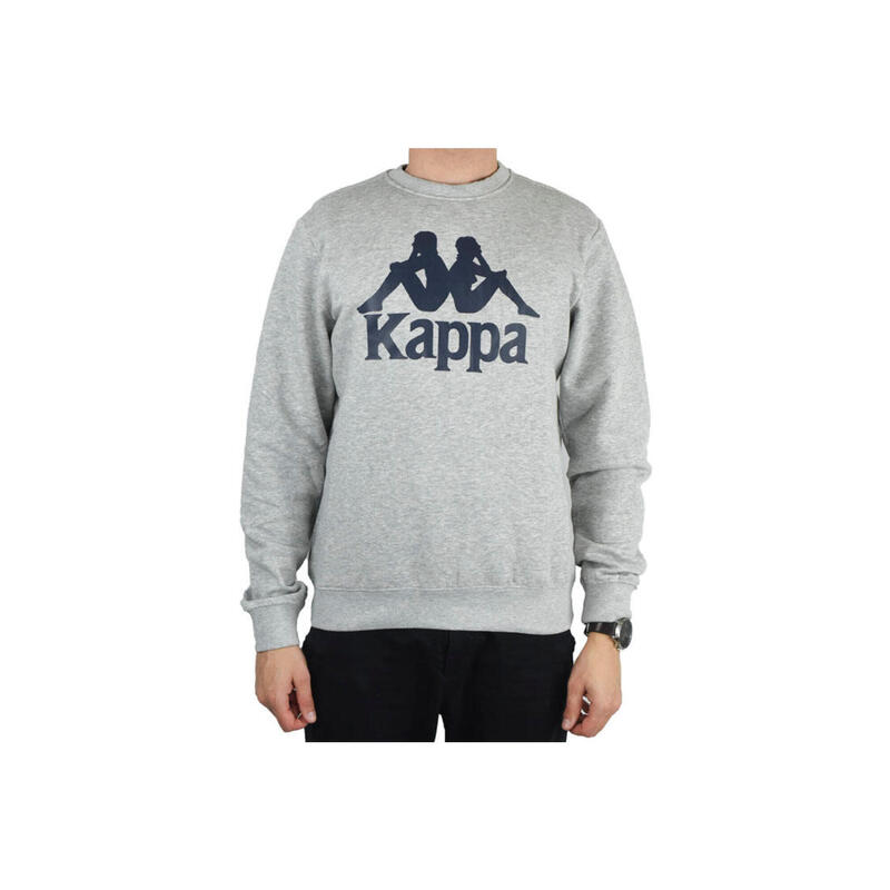 Kappa Sertum RN Sweatshirt, Homme, Fitness, pulls molletonnés, gris