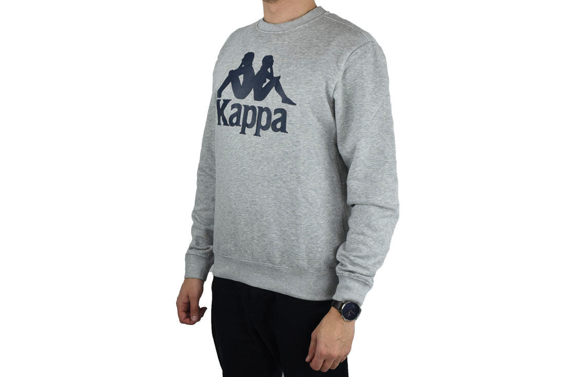 Kappa Sertum RN Sweatshirt, Homme, Fitness, pulls molletonnés, gris 2/7