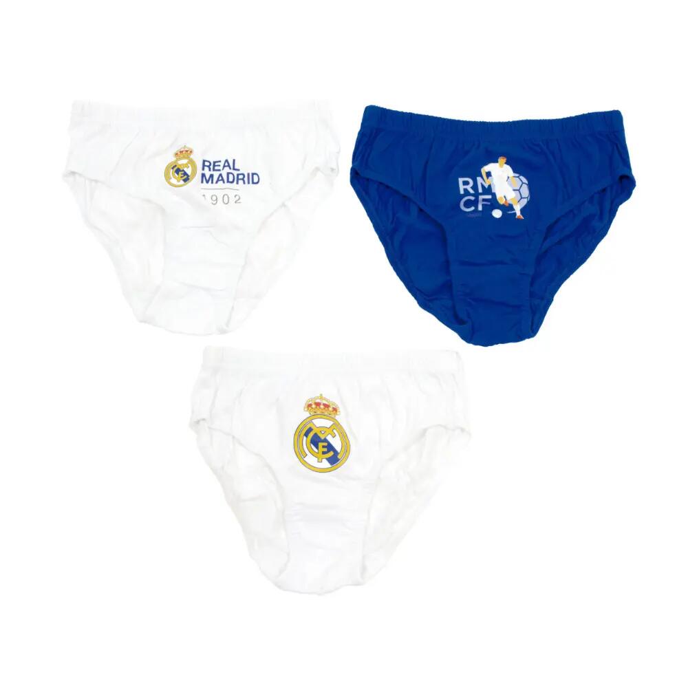 Pack 3 Slips de Algodón Real Madrid Junior 2/3