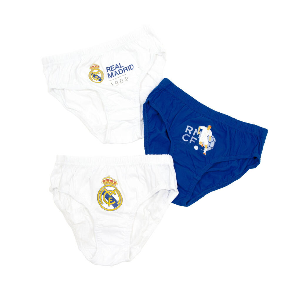 Pack 3 Slips de Algodón Real Madrid Junior 1/3