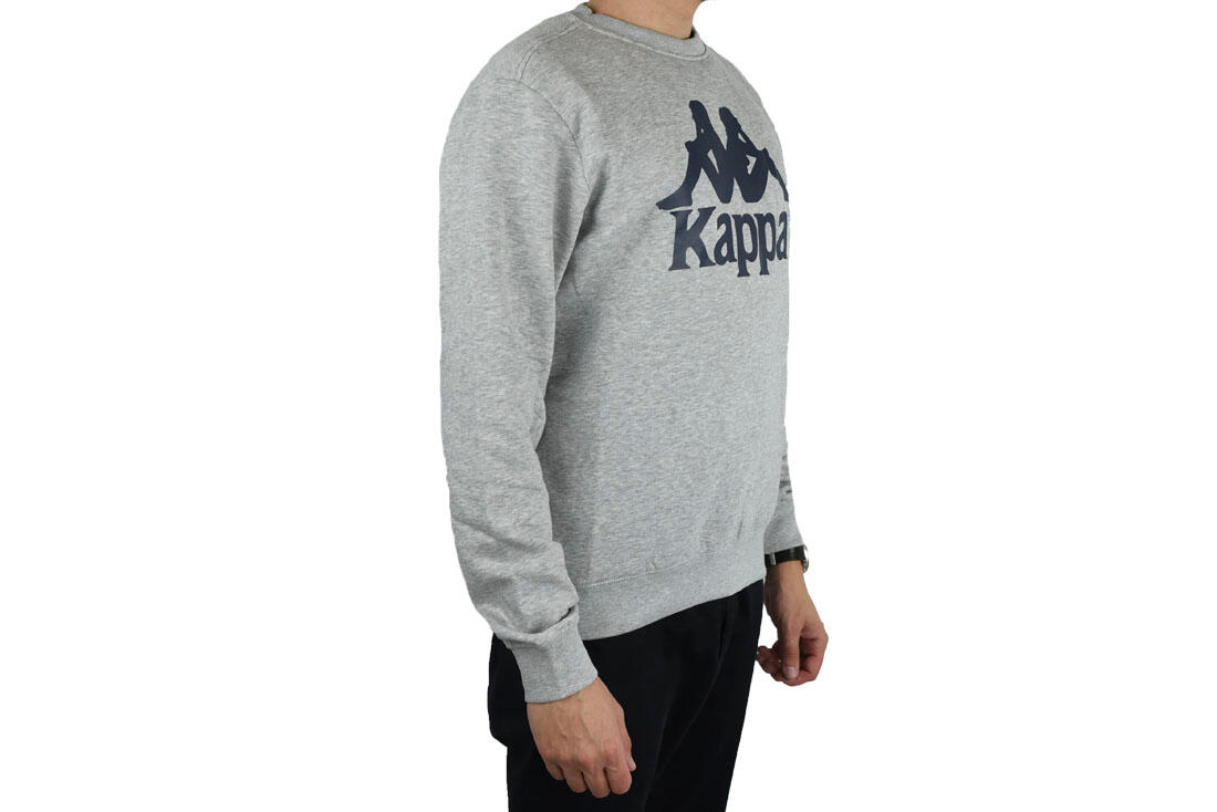 Kappa Sertum RN Sweatshirt, Homme, Fitness, pulls molletonnés, gris 3/7