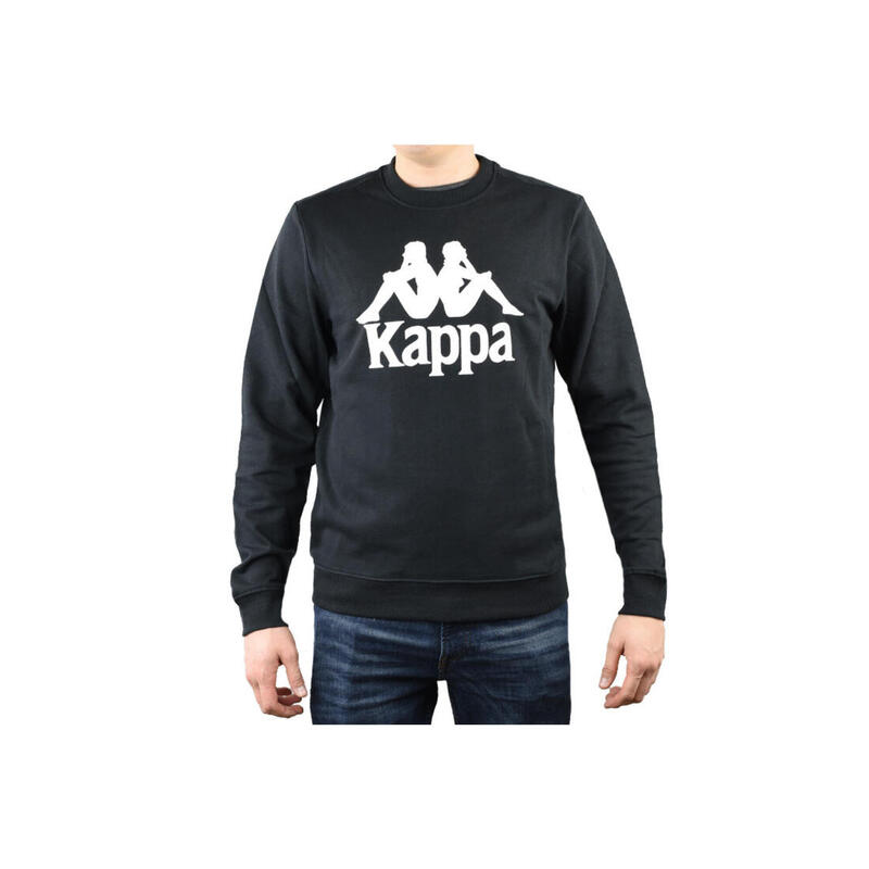Kappa Sertum RN Sweatshirt, Mannen, Fitness, sweatshirts, zwart