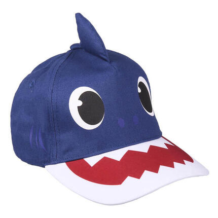 Chapeau bleu Bébé Requin 3D