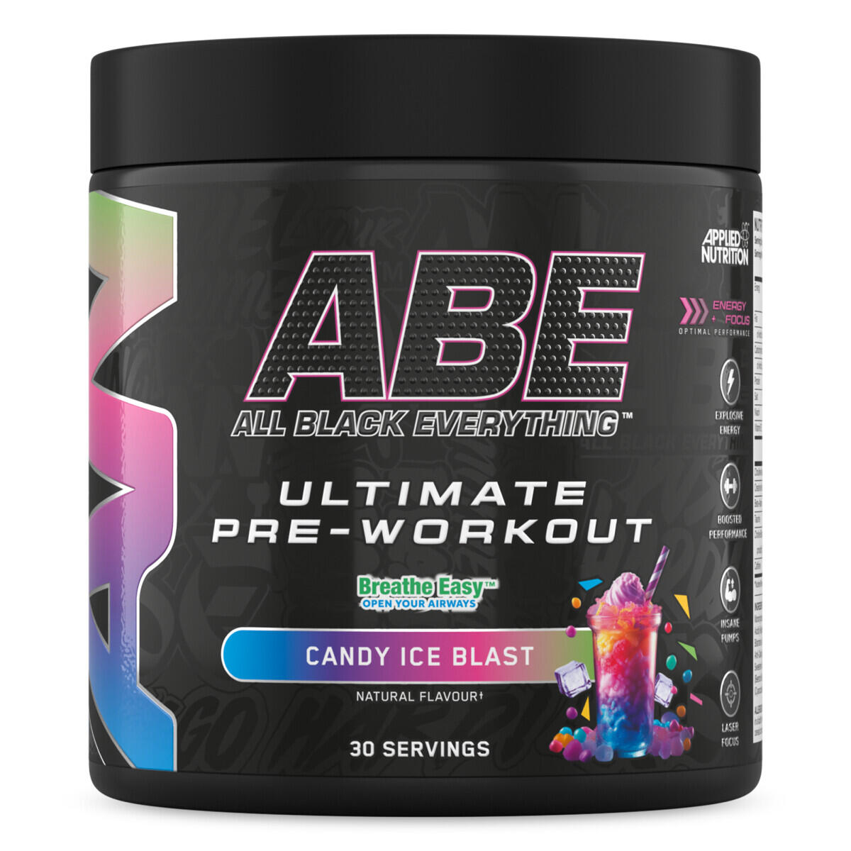 APPLIED NUTRITION ABE Ultimate Pre-Workout - Candy Ice Blast - 375 gram (30 doseringen)