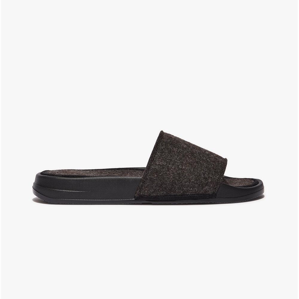 FIT FLOP Iqushion E01 Felt Womens Poolside Slip On Slides