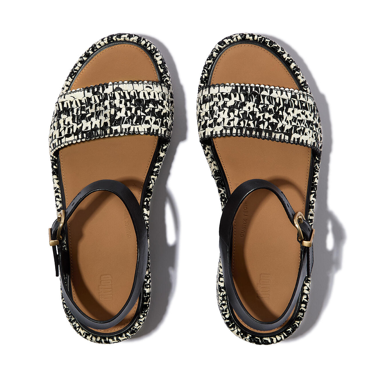 Sandalen für Damen Fitflop Jg1 Schwarz 5/7