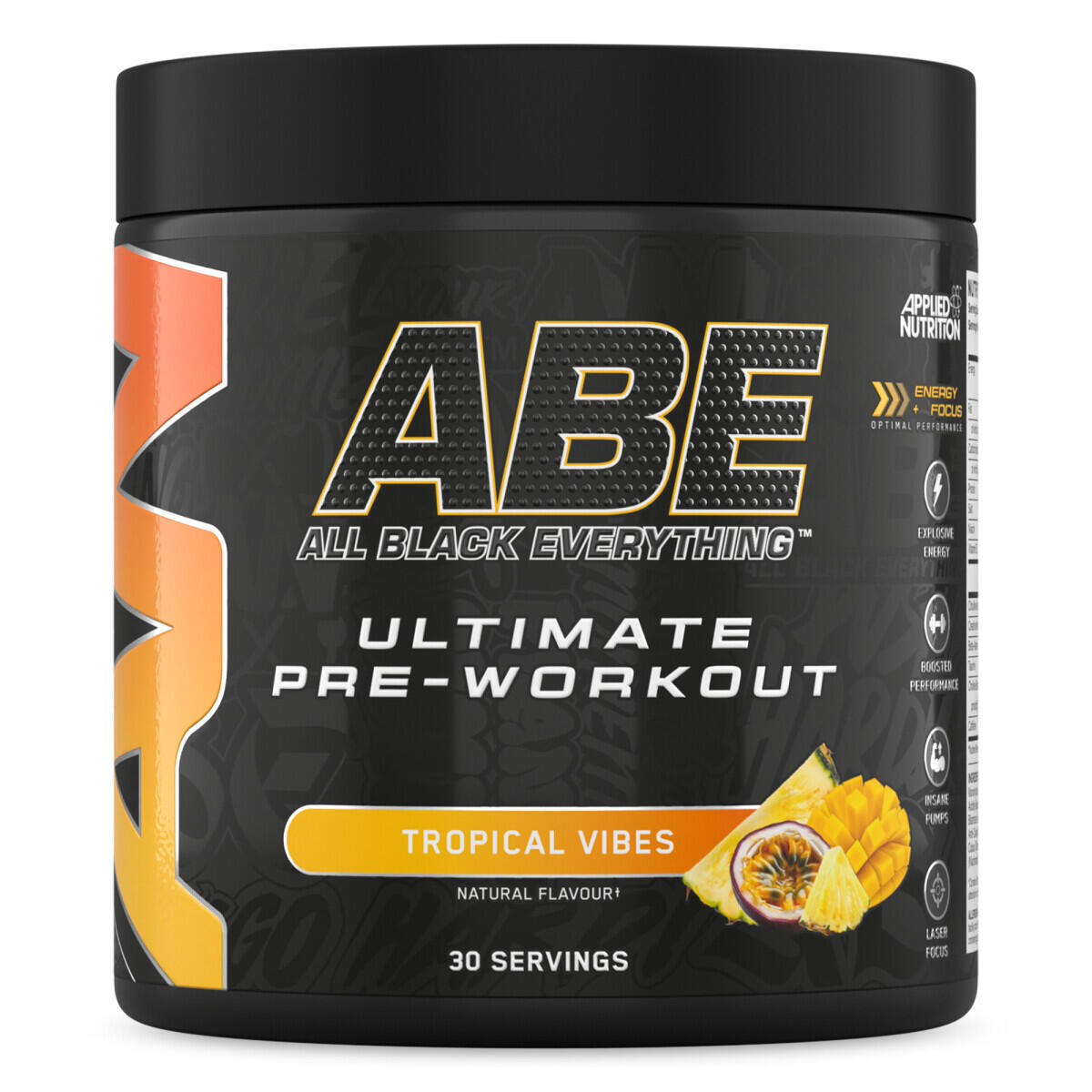 APPLIED NUTRITION ABE Ultimate Pre-Workout - Tropical - 375 gram (30 doseringen)