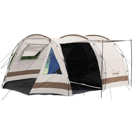 Gebraucht - Tunnelzelt Kambo 4 - Campingzelt 4 Personen - 1x dunkle Kabine