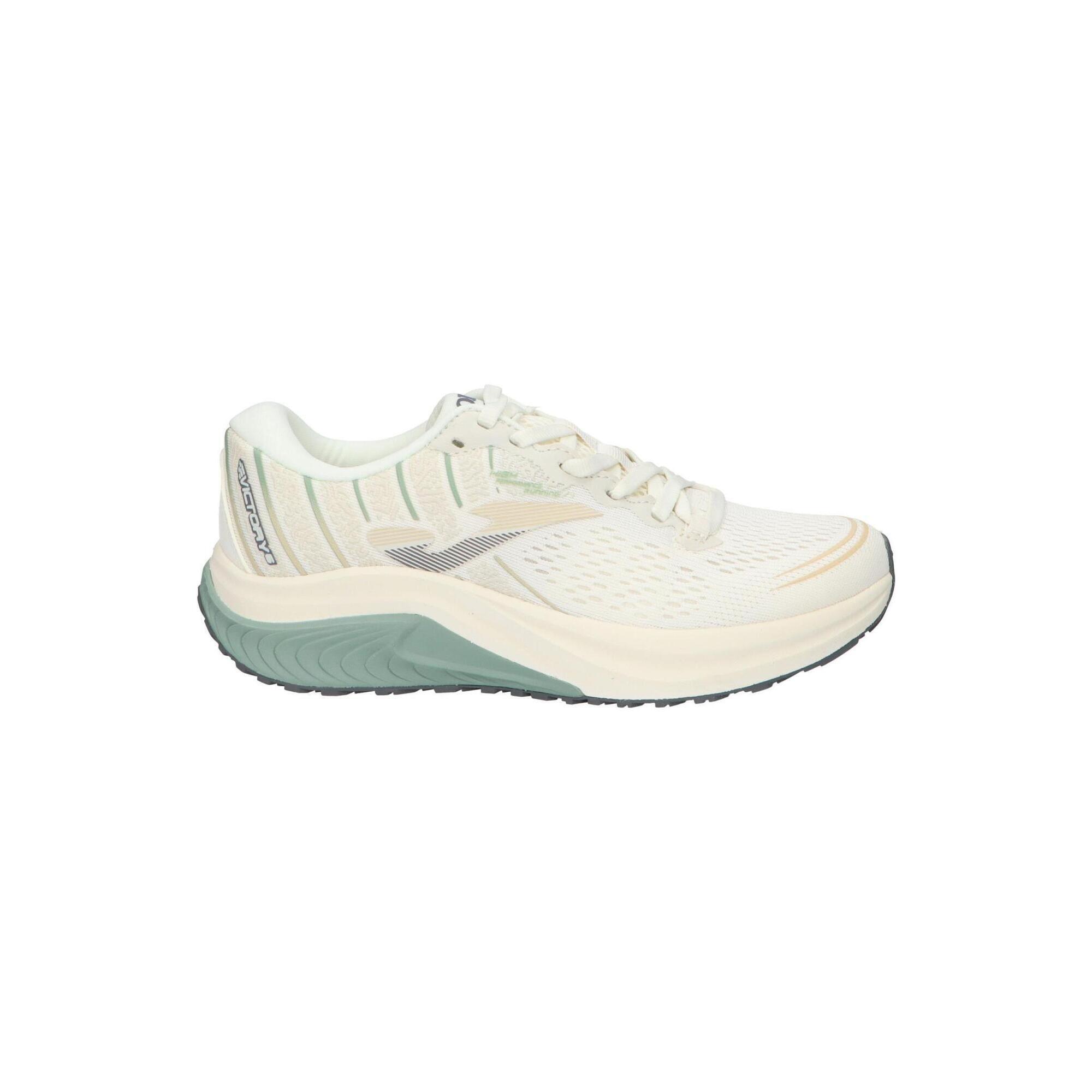 Joma - Chaussures De Course Joma Modèle Victory 25 Pour Femmes - Chaussures De Sport - Beige|blanc - Decathlon