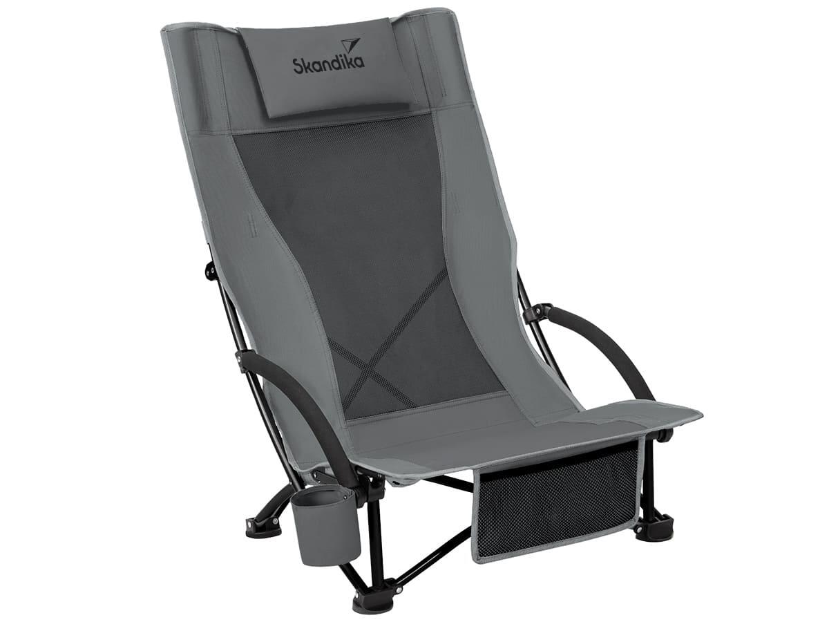 Seconde vie - Chaise de Plage Beach - Pliable - Max. 136 kg - Sac de Transport 5/7
