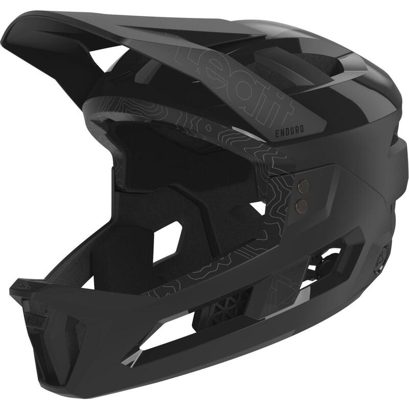 Casque MTB 3.0 pour Enduro polyvalent avec mentonnière amovible Noir Homme