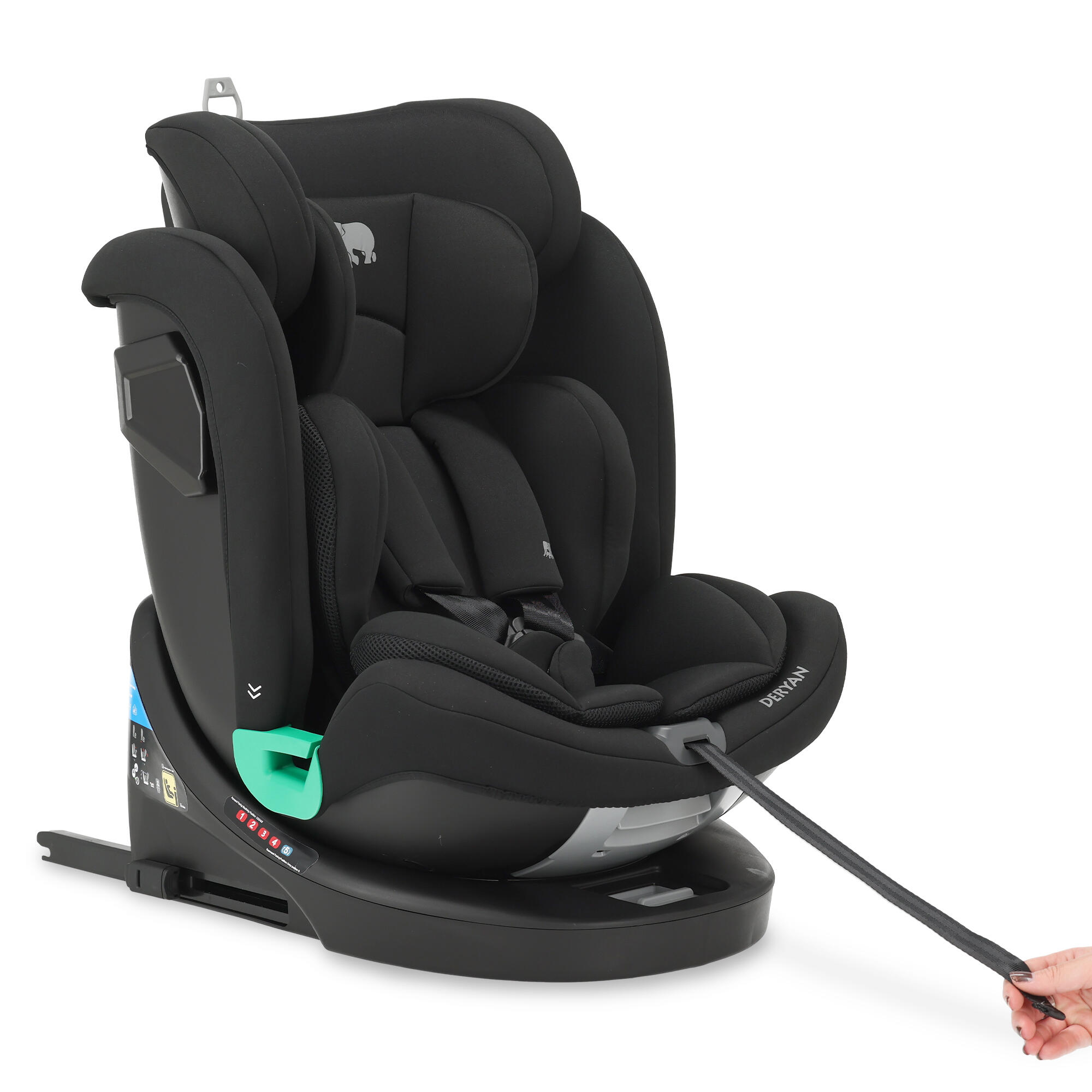 Colin Luxe i-Size Autosedačka - 0–12 Rokov - Otočná 360° - Čierna 6/7