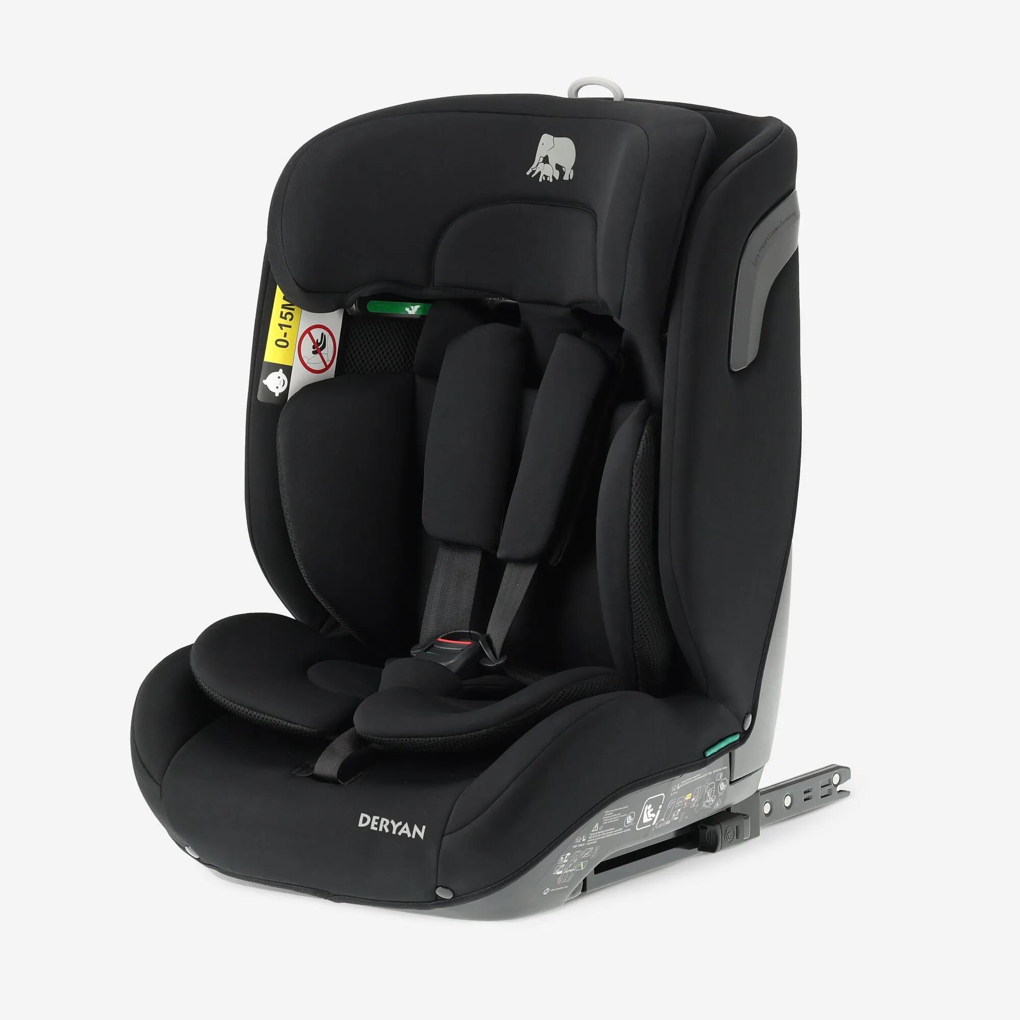 DERYAN Deryan Carter Luxe i-Size Autostoel met ISOFIX - 76–150 cm - Zwart