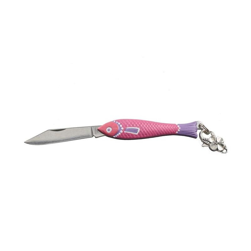 Kapesní zavírací nůž RYBIČKA - PINK