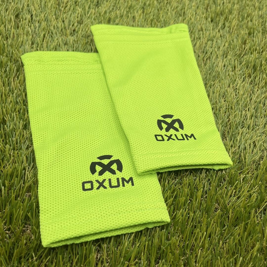 Supporto parastinchi tessuto Verde S 3/4