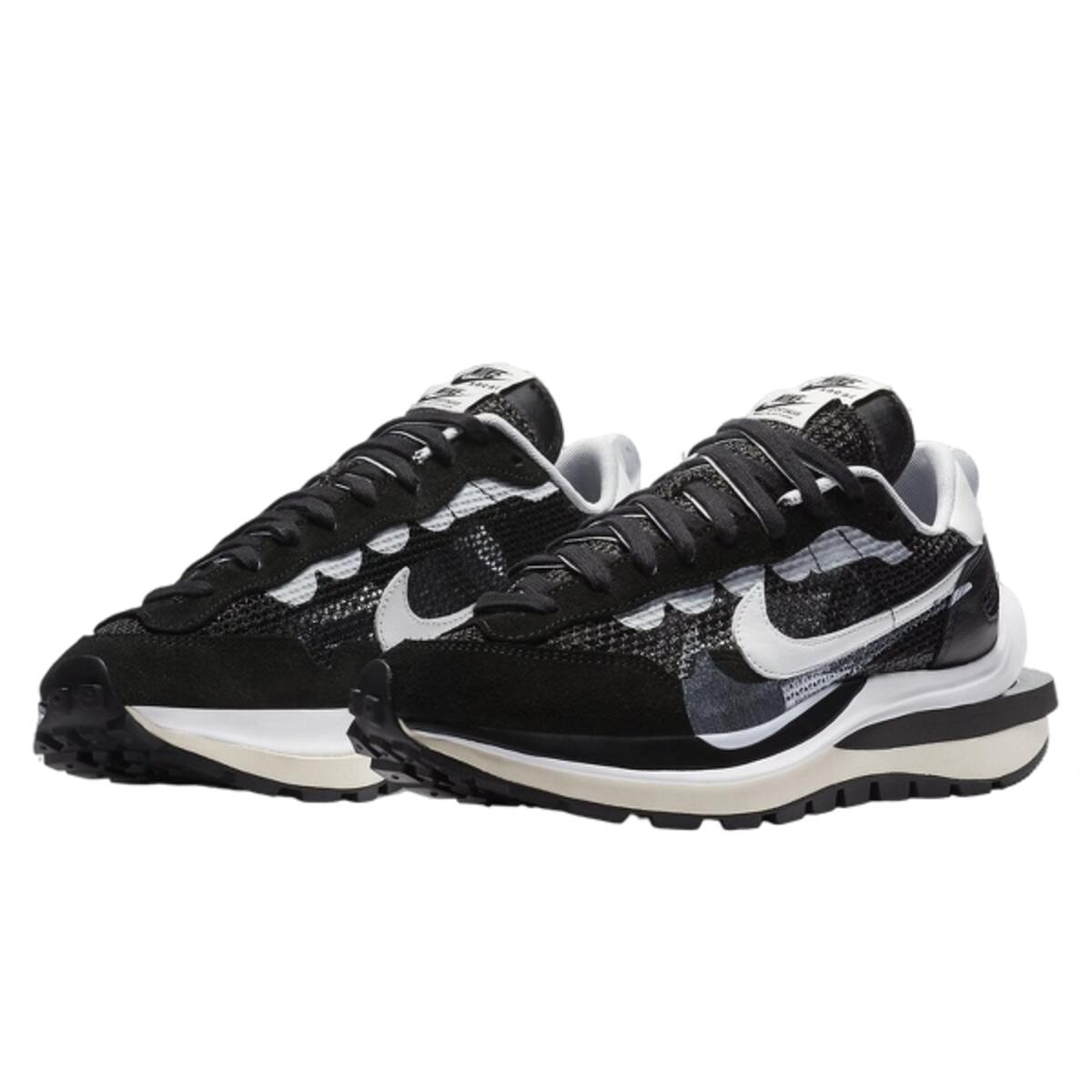 Schoenen  Sacai Vaporwaffle Black White 2/2