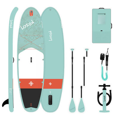 Pakket opblaasbare stand up paddle lozen 10'x32x6 blueline
