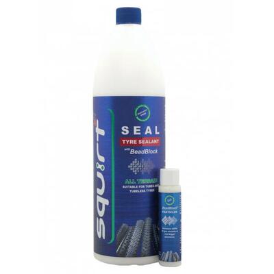Sealant seal tyre tubeless 1000 ml blauw/wit