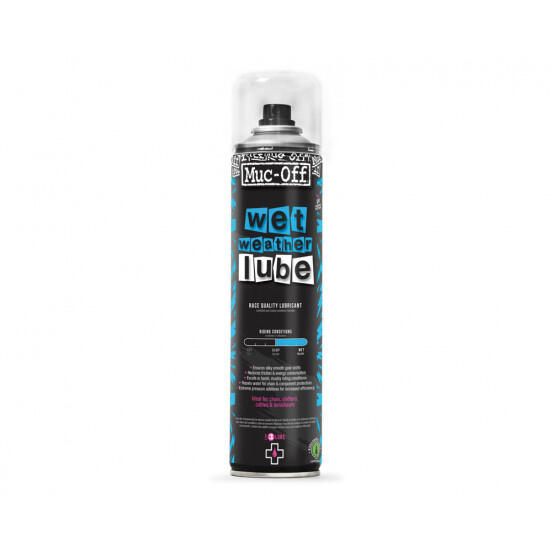 Muc-off - Muc Off Wet Weather Chain Lube Aerosol 400ml Nl - Lubrifiant - Noir - 400 Ml - Decathlon