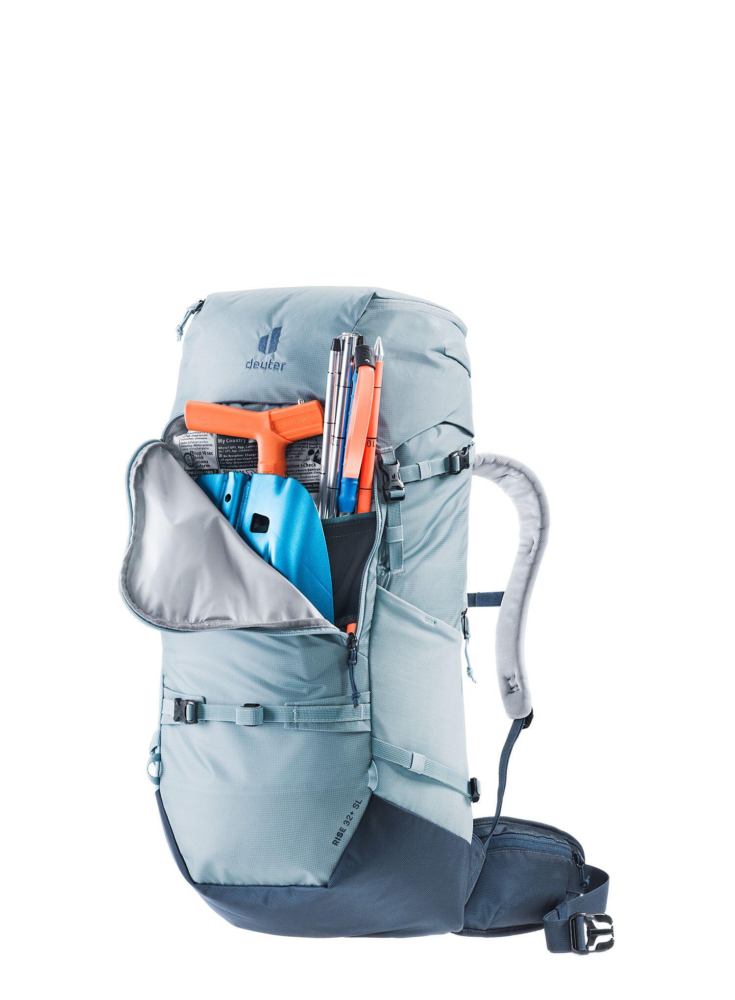 Sac à dos Deuter Rise 32+ SL femme 32 L, dos ventilé, bretelles anatomiques 3/7