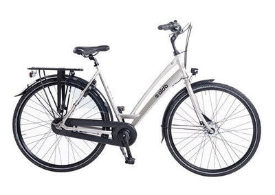 Aldo 28 inch c7 fiets aluminium ds50 sonic zilver 7 versnellingen rollerrem