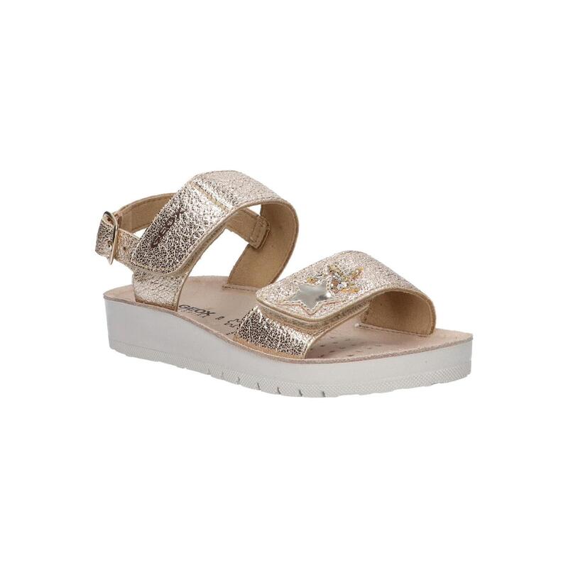 Sandales Fille J SANDAL COSTAREI GI Or