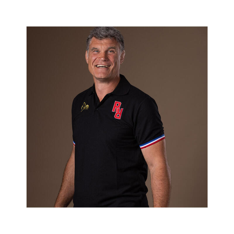 Polo manches courtes de rugby homme - Deuxième Ligne - Fabien Pelous