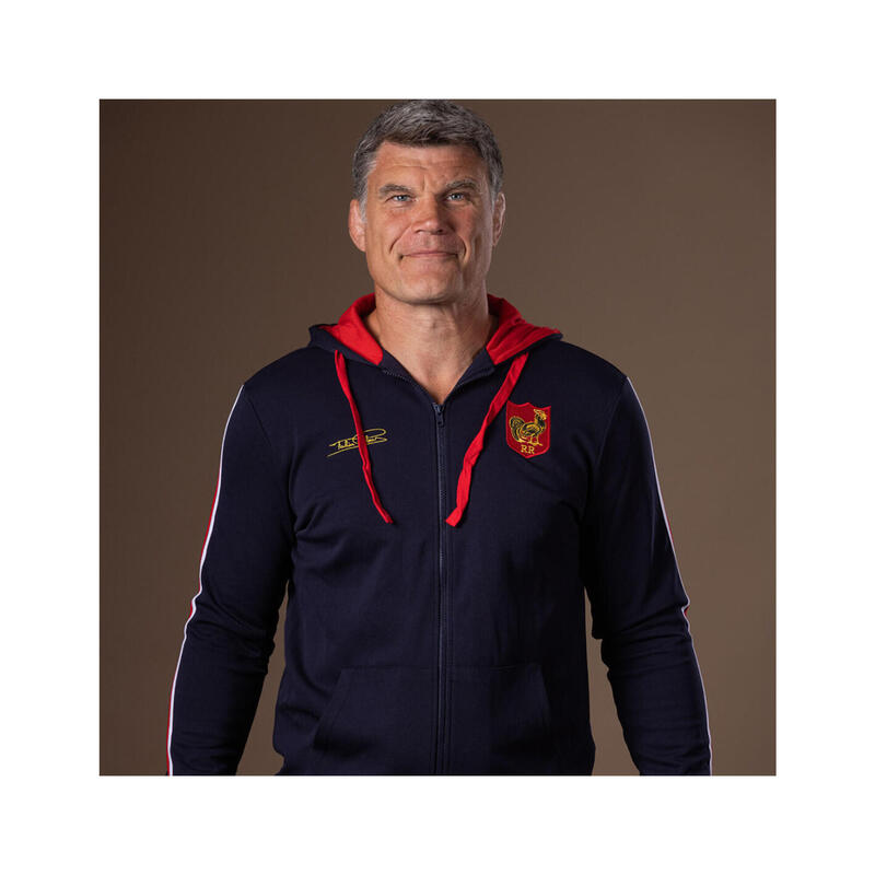 Sweat Zippé de rugby homme - Grand Chelem by Fabien Pelous