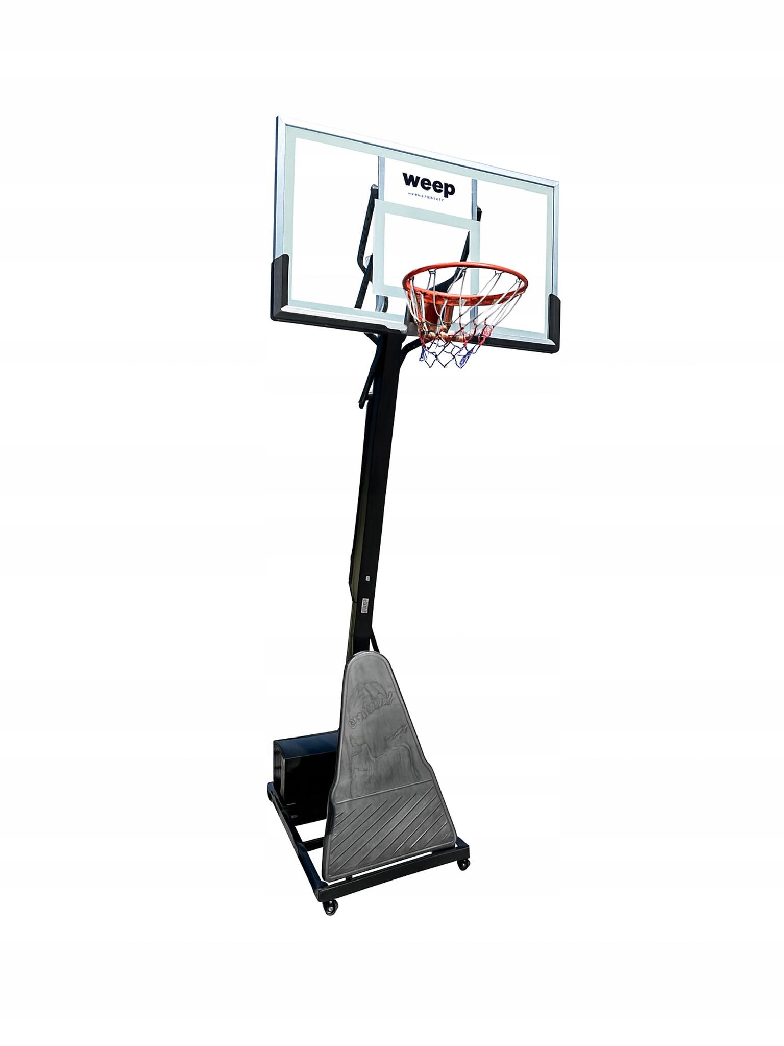 Zestaw do koszykówki Kosz WEEP M028 szkło hartowane pełnowymiarowy do 305cm 2/7