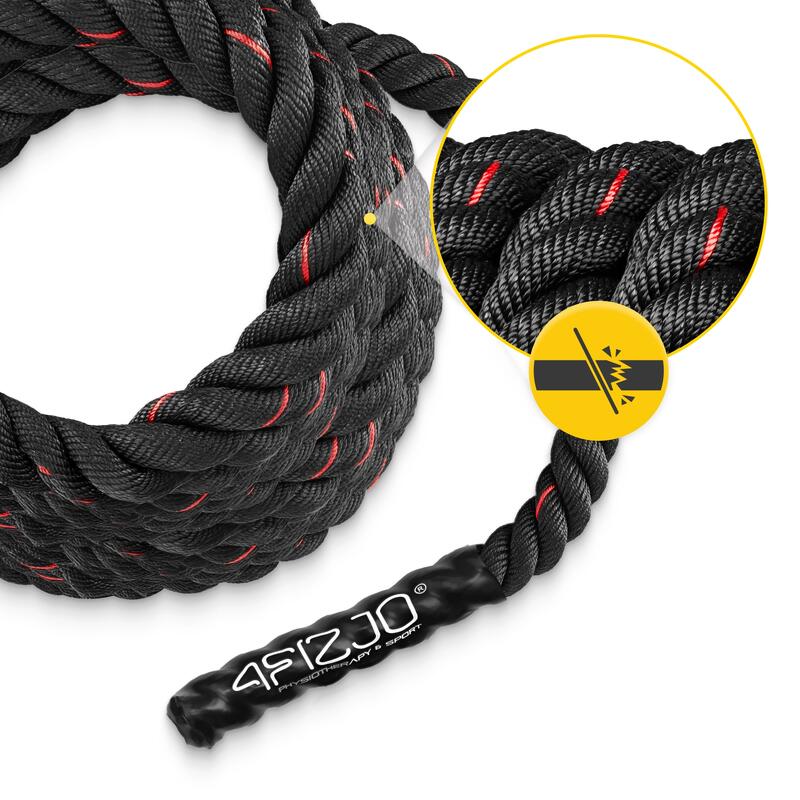Tréninkové lano 4FIZJO Power Rope