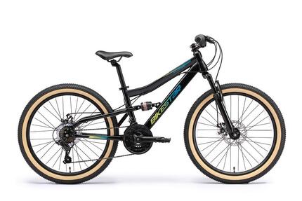 VTT 24" vélo enfant 9 ans, tout suspendu, 21 vitesses, frein à disque