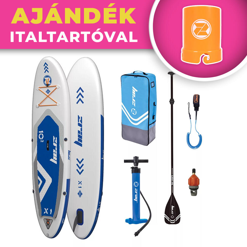ZRAY  ZRAY X1 SUP blau 310x81x15 cm Stand Up Paddle Board Komplettset mit Zubehör
