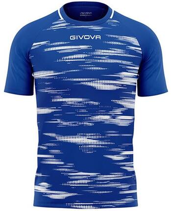 T-shirt de sport Givova Pixel Orange-noir Orange