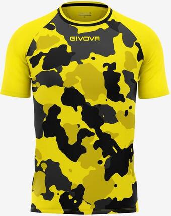 T-shirt Homme Givova Army Jaune-noir Jaune
