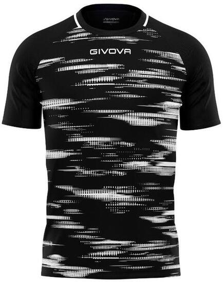 Givova Pixel T-shirt de sport noir-blanc 2xl
