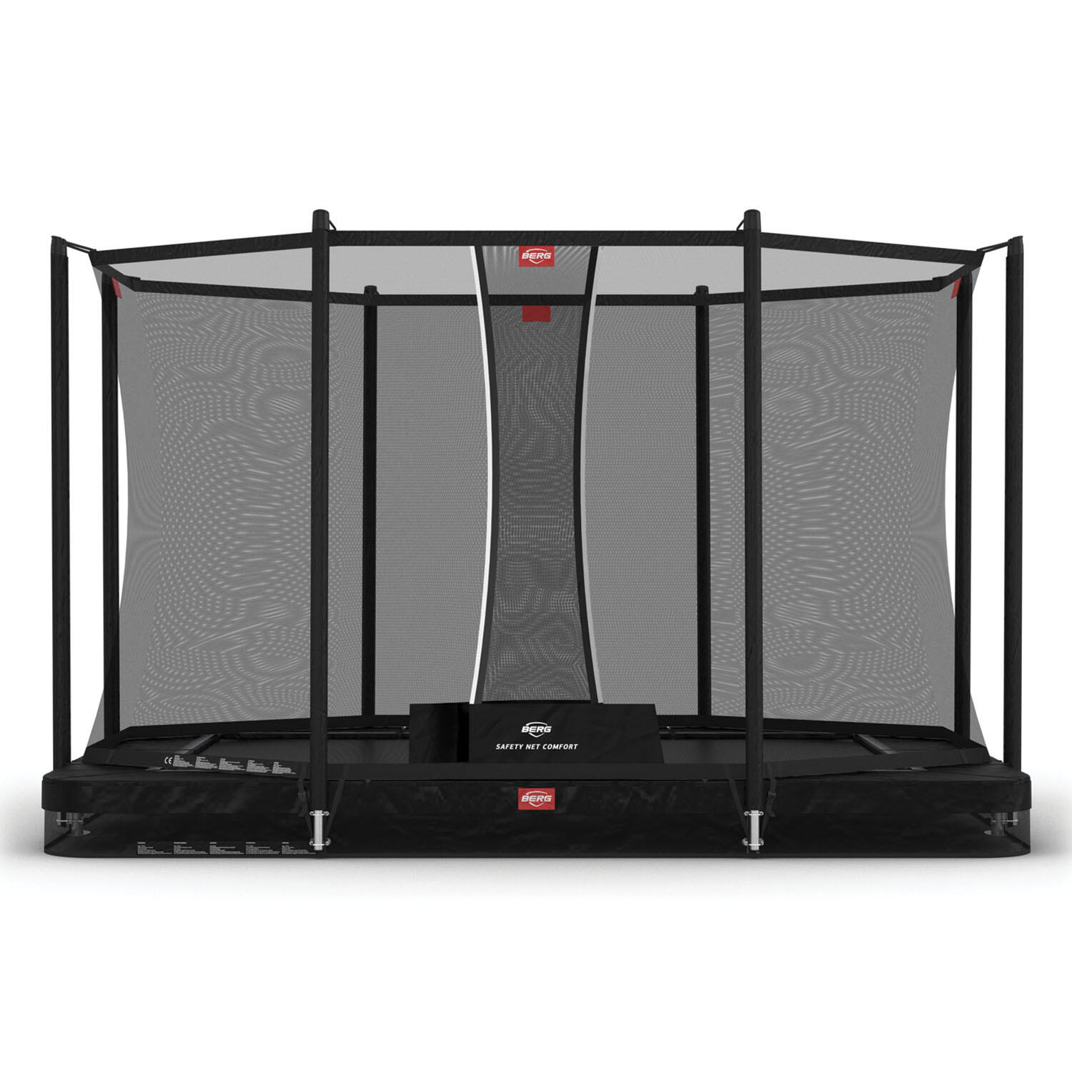 BERG Trampoline + Veiligheidsnet BERG Favorit InGround Rechthoek 330x220 Zwart
