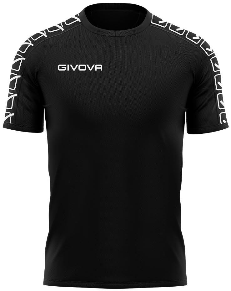 Givova Sport T-Shirt Preto M - Respirável, Confortável e Estiloso 2/5