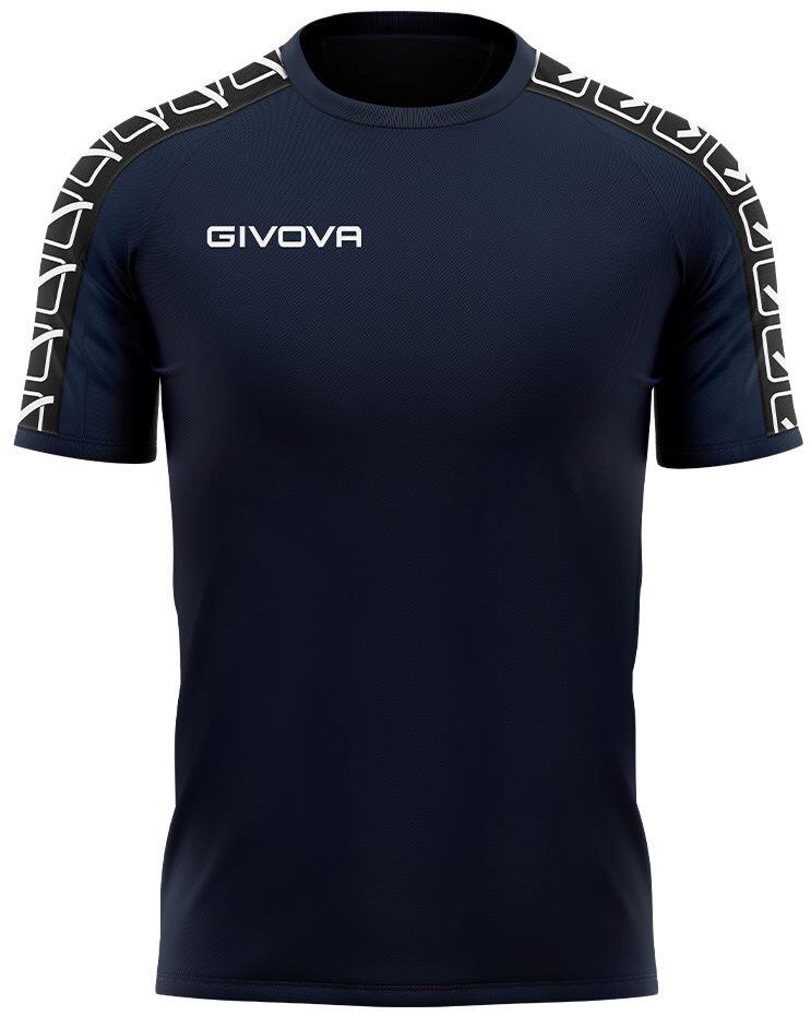 Koszulka Sportowa Givova Navy 4XL - Oddychająca Bawełna Plus Rozmiar