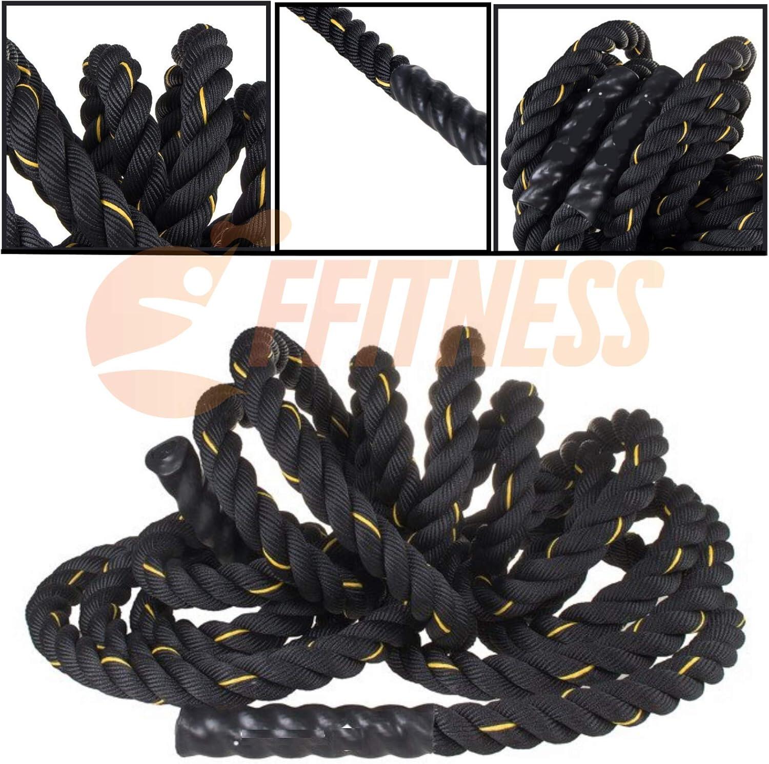 TRAINING ROPE FITNESS ALLENAMENTO FUNE CROSSFIT POWER 9 M 34 MM 4/4