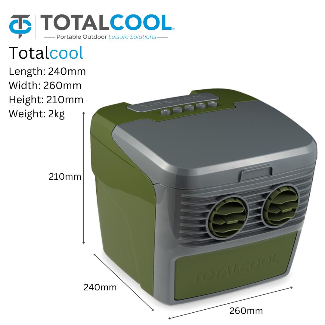 Totalcool 3000 Portable Air Cooler (Camo Green/Grey) 6/7