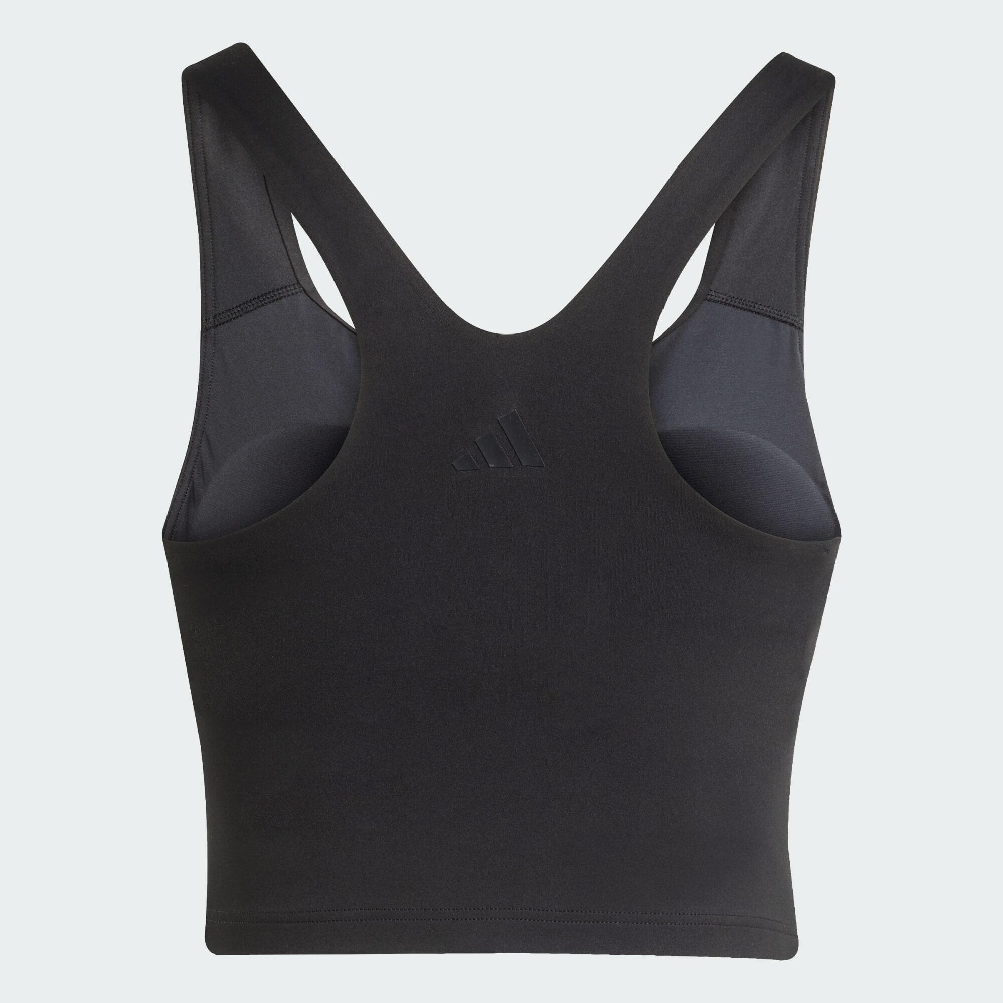 Top con reggiseno integrato adidas All Me a supporto medio 6/6