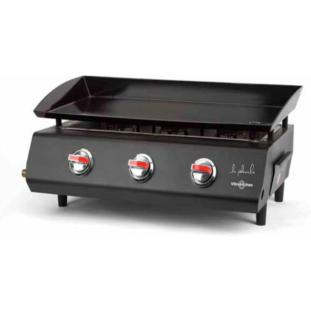 Vitrokitchen - Plancha Au Gaz Vitrokitchen Pg330nb 7500 W - Barbecue - Multicolore - Taille Unique - Decathlon